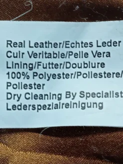 Lederjacke                            Größe                34