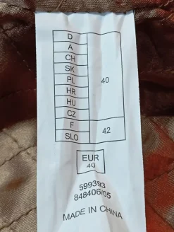 Ledermantel                            Größe                40