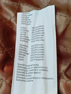 Ledermantel                            Größe                40