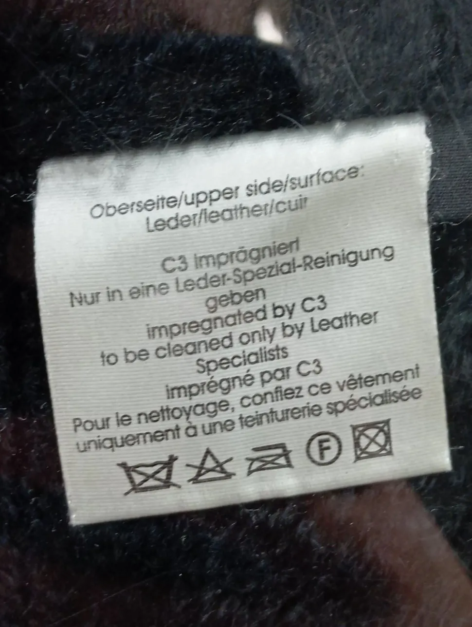 Ledermantel Größe 38