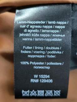 Ledermantel                            Größe                36