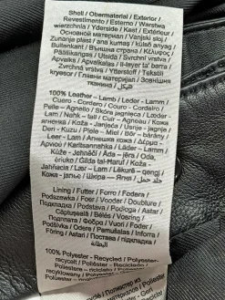 Lederrock Größe 44