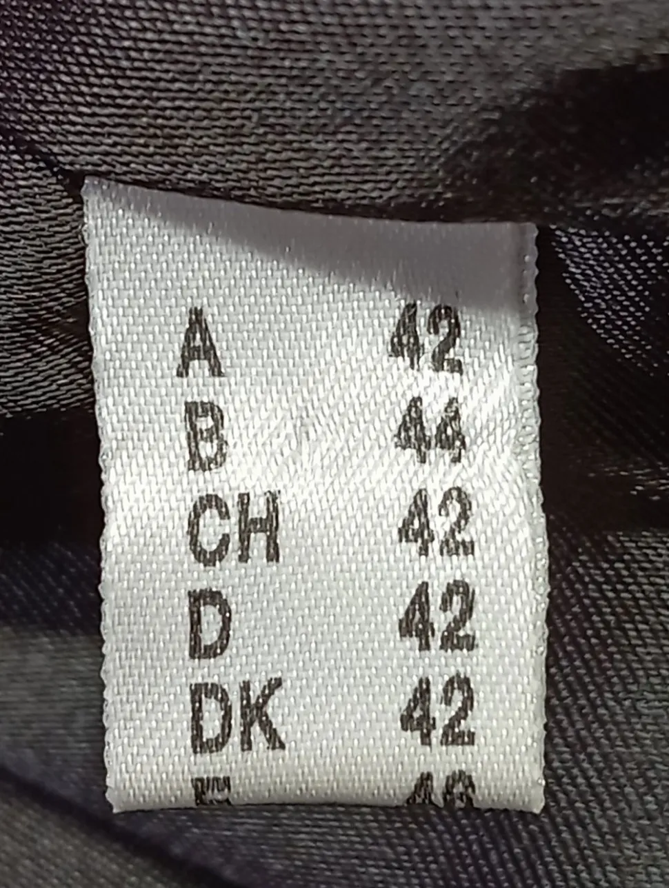 Lederweste Größe 42