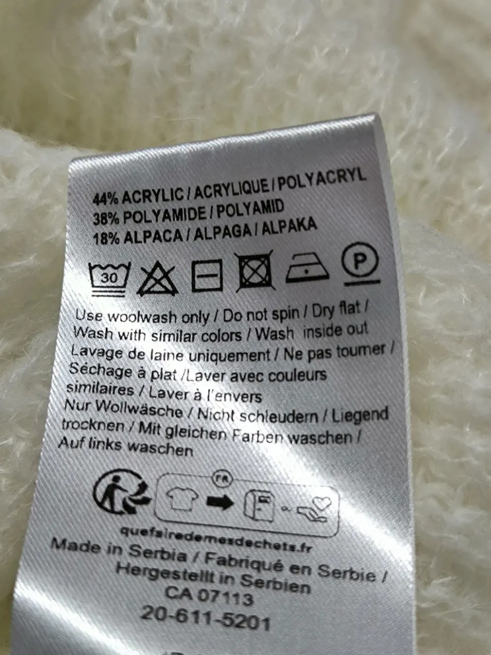 Oversized Pullover Größe 38