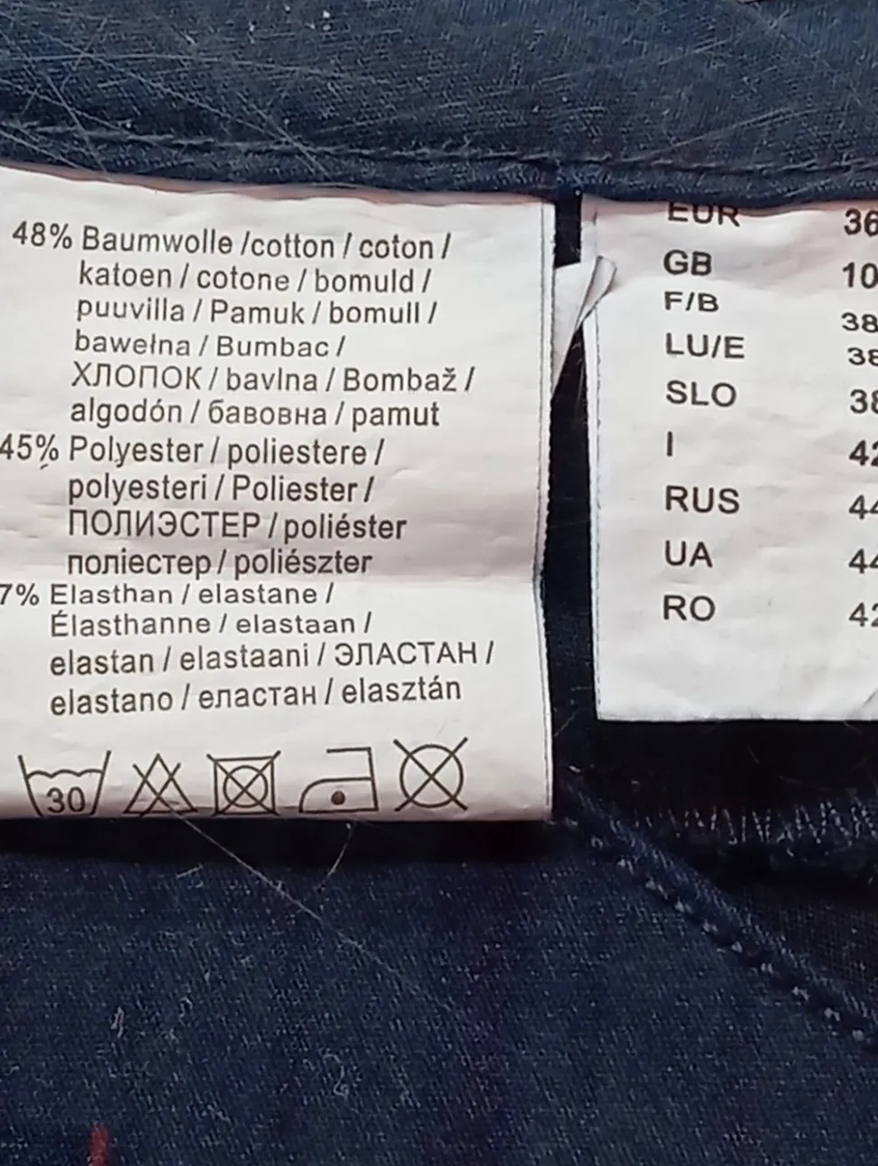 Röhrenhose Größe 36