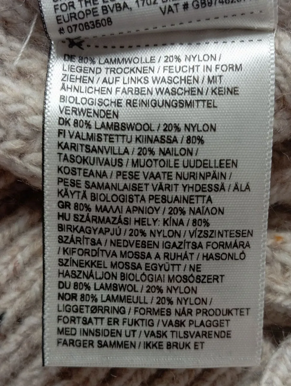 Rundhalspullover Größe 36