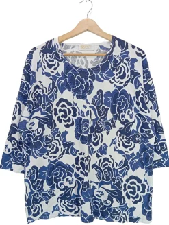 Schlupf-Bluse                            Größe                48