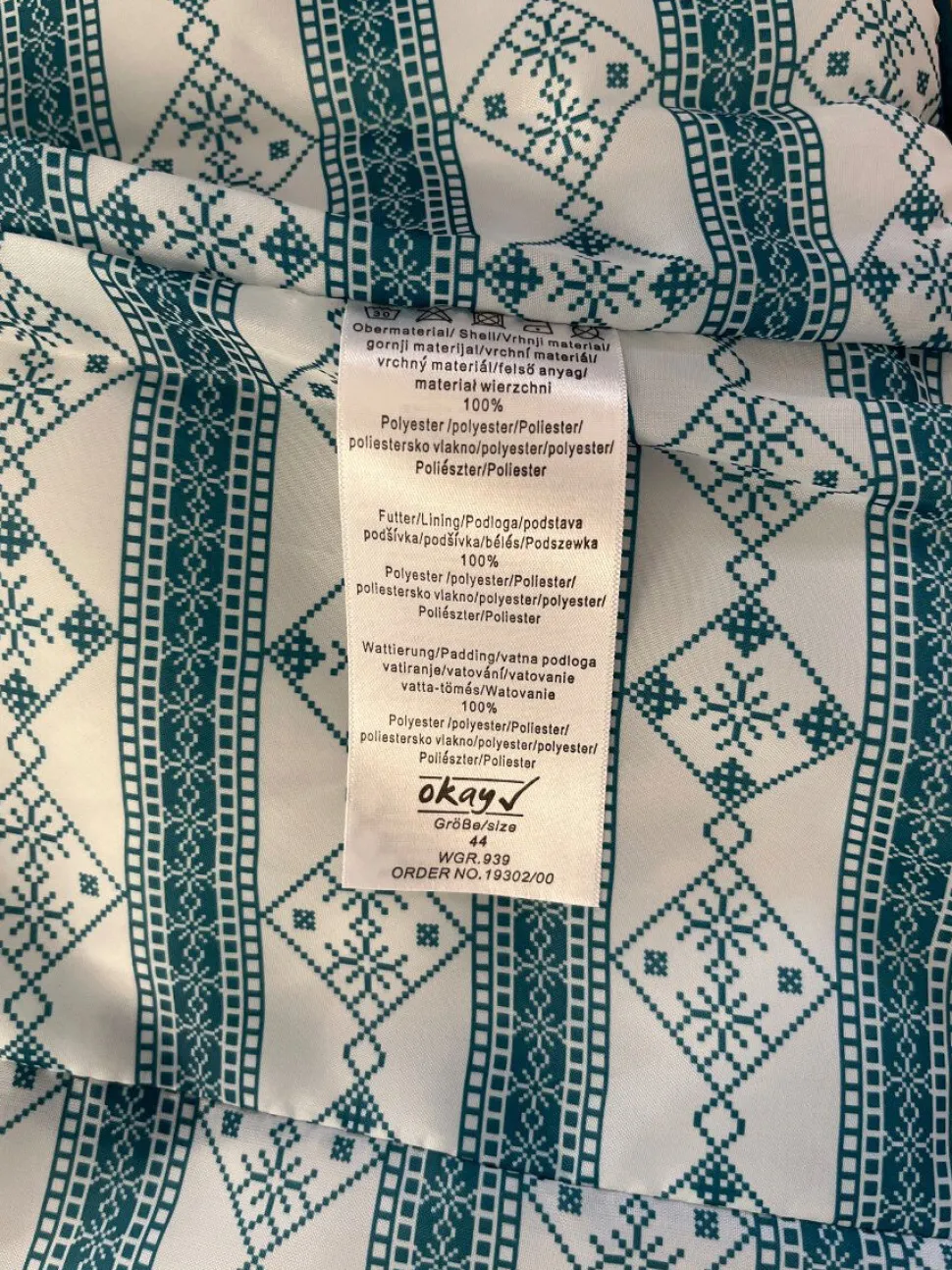 Steppweste Größe 44