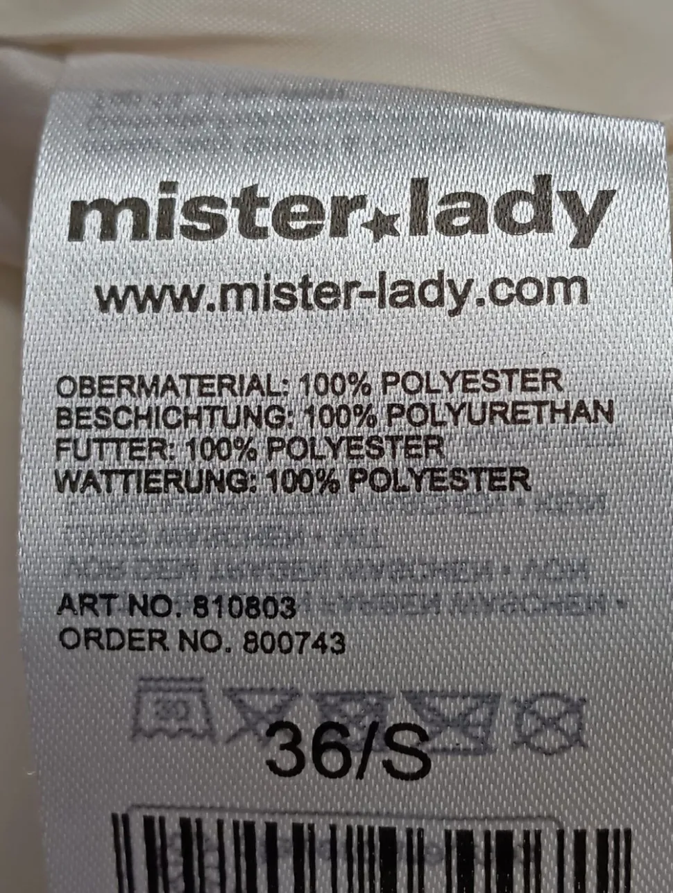 Steppweste Größe 36