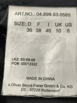 Steppweste Größe 36