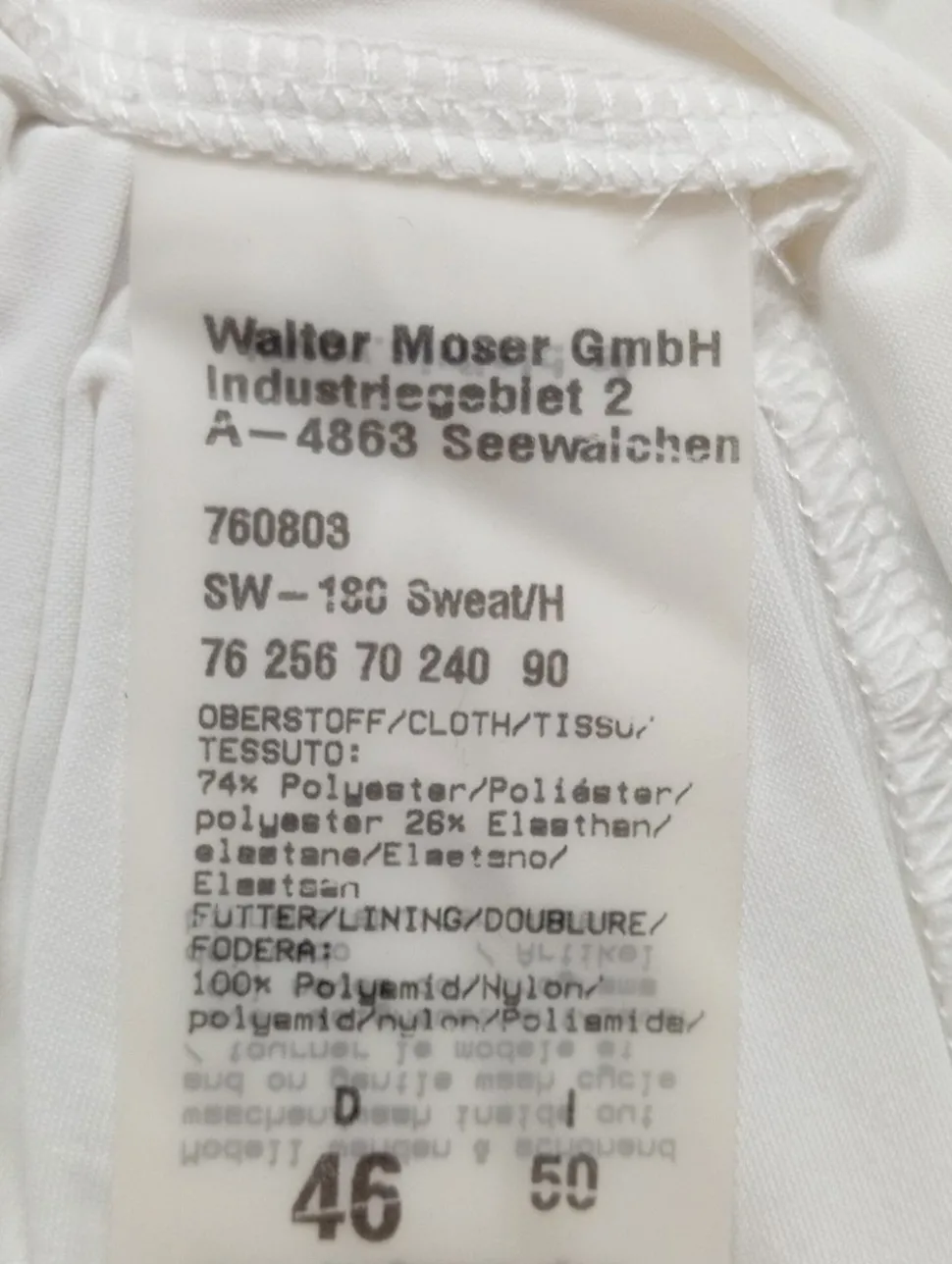 Sweatjacke Größe 46
