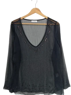 Transparenz-Bluse                            Größe                38