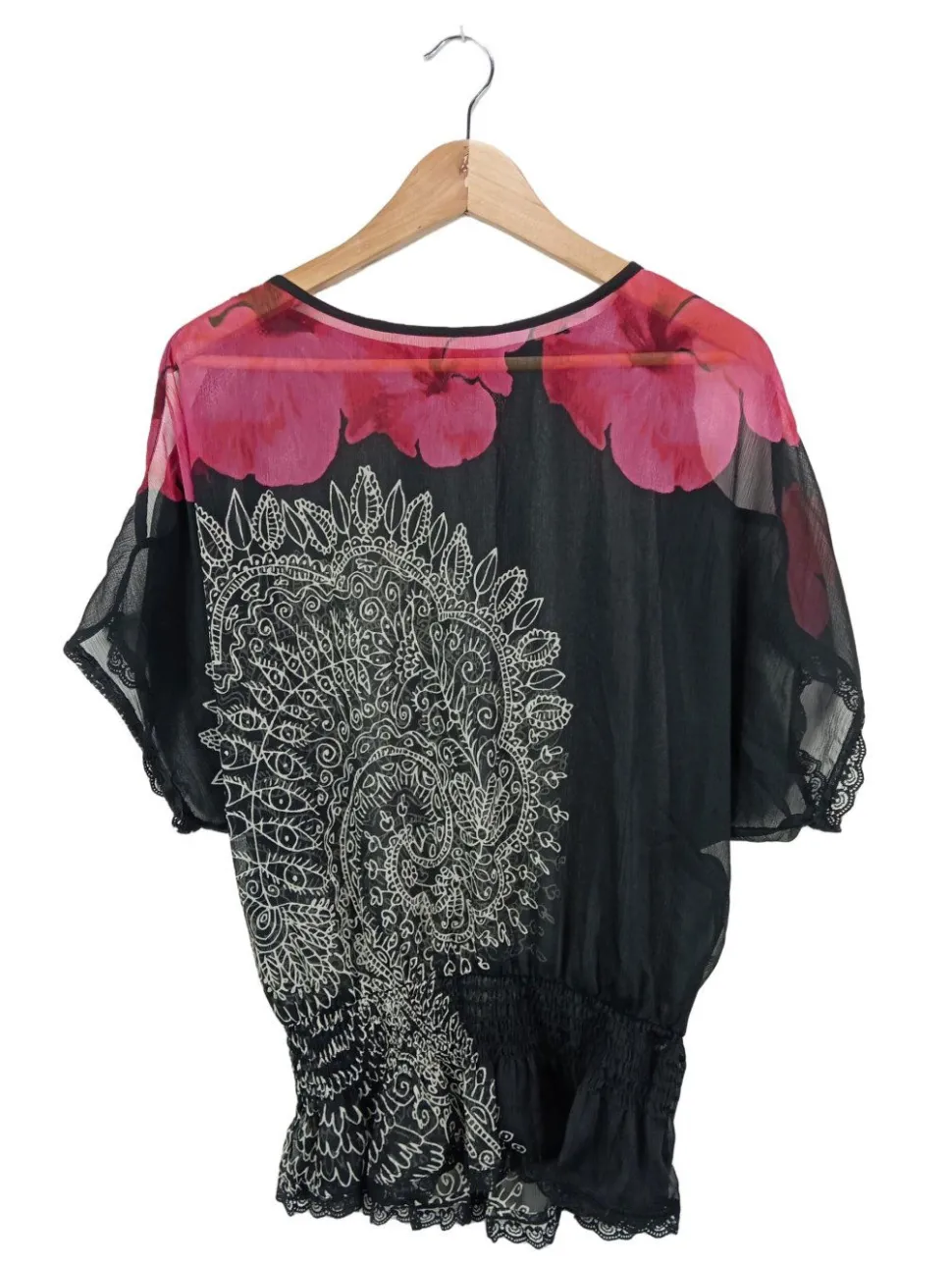 Transparenz-Bluse Größe 36