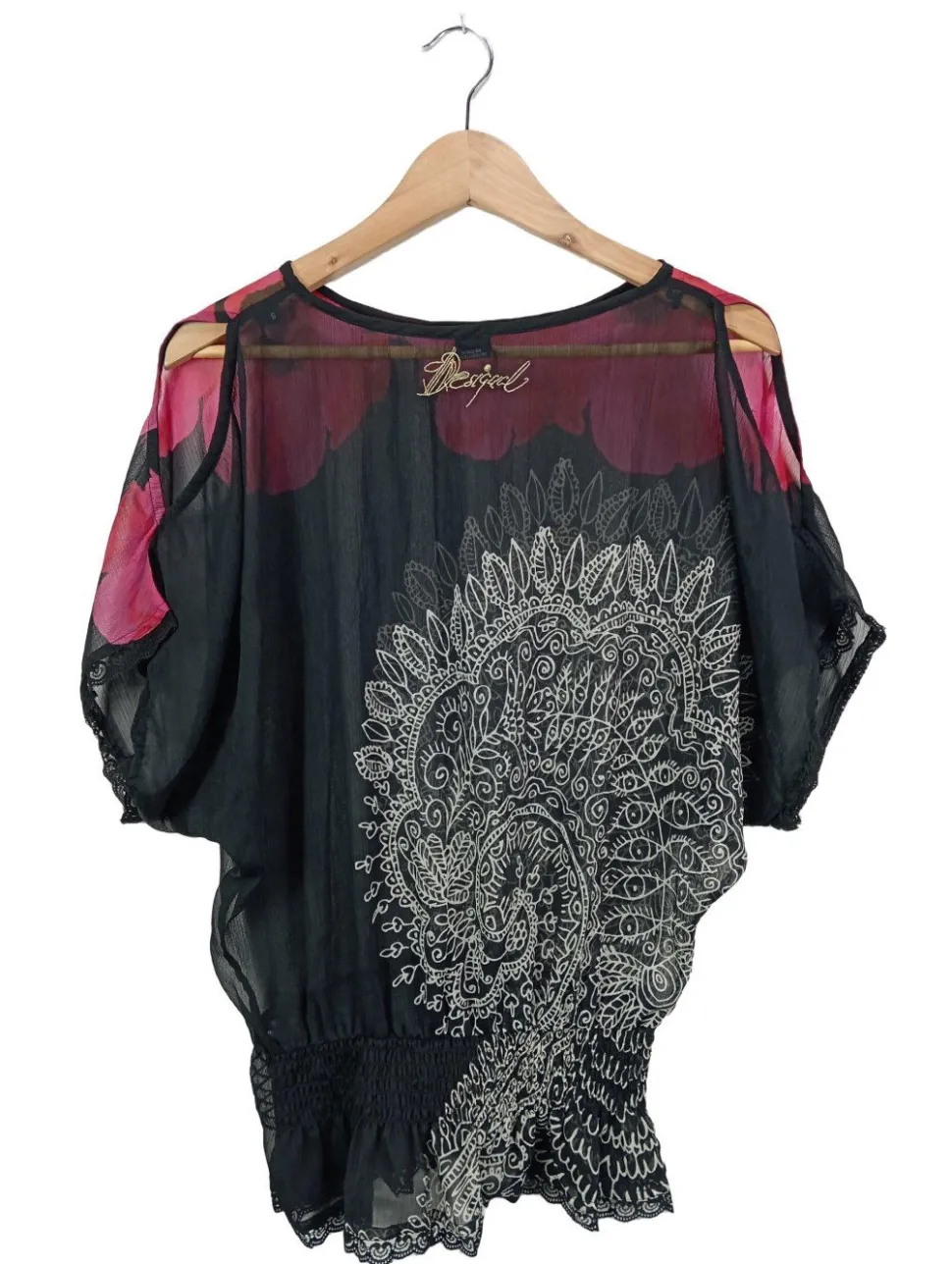 Transparenz-Bluse Größe 36