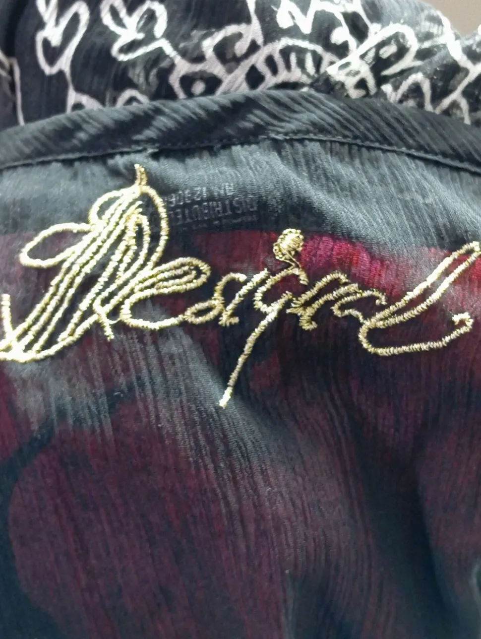 Transparenz-Bluse Größe 36