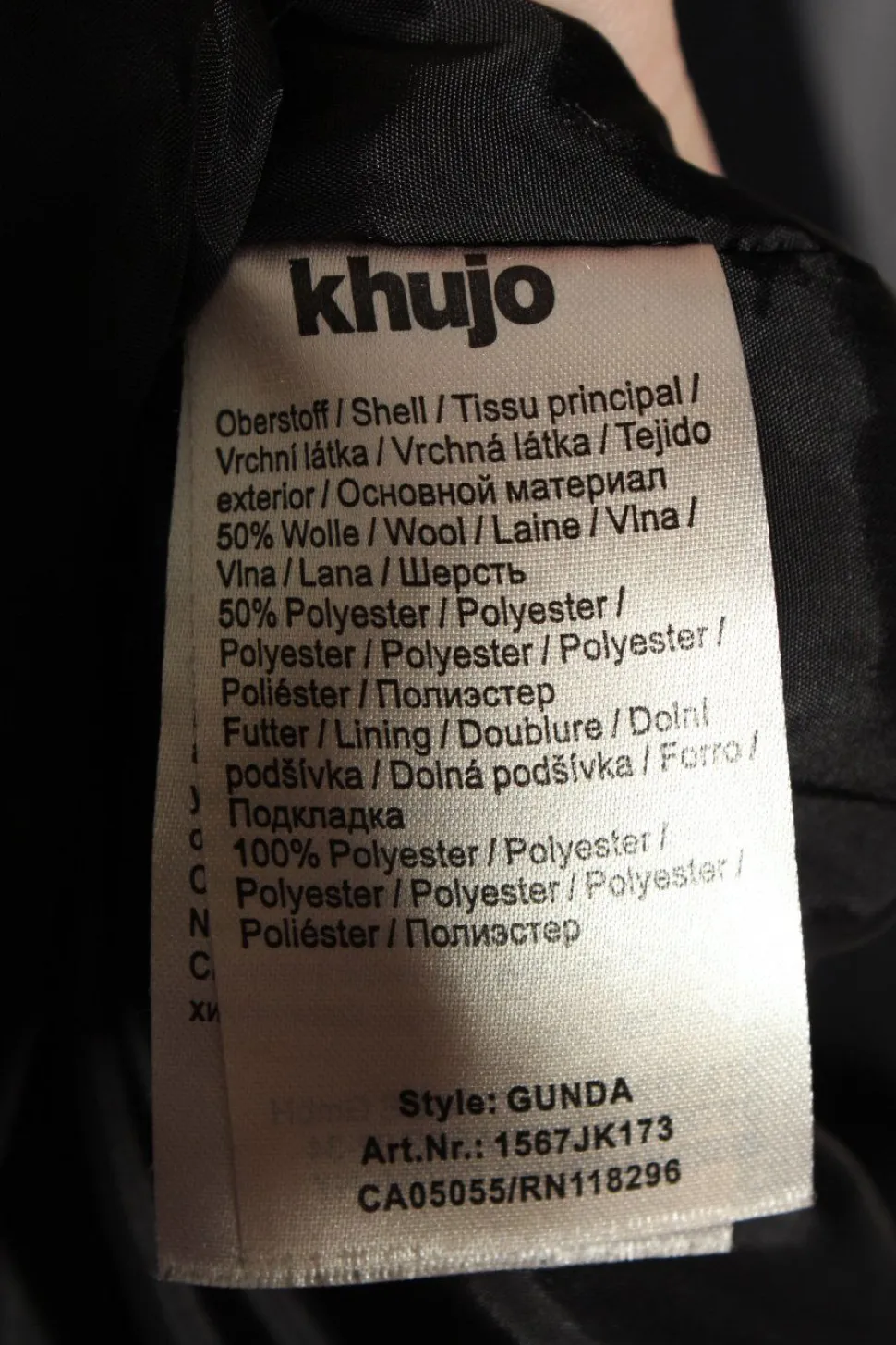 Wintermantel Größe 36