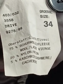 Wollmantel                            Größe                34