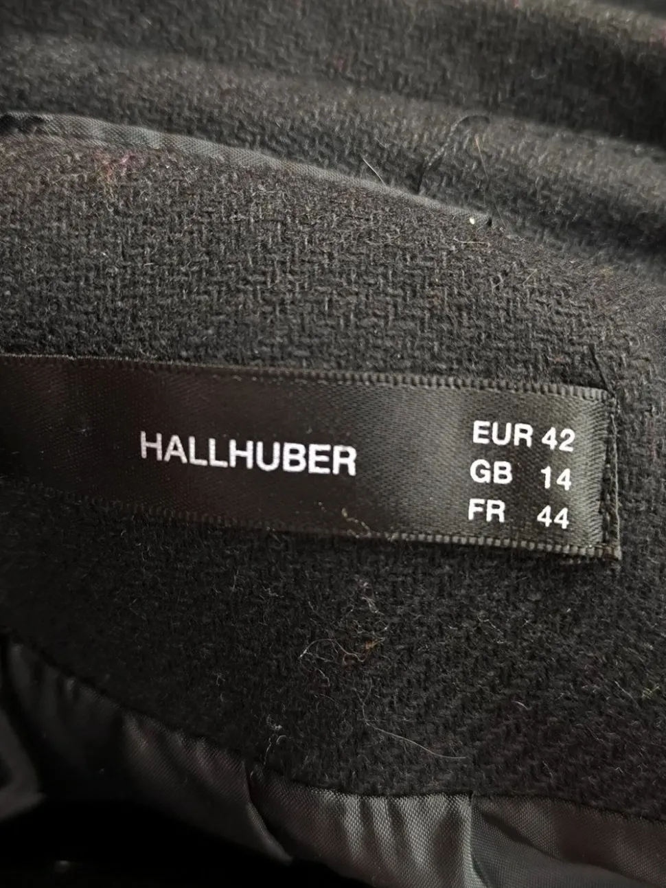 Wollmantel Größe 42