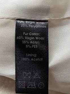 Wollmantel Größe 34